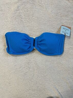 Shade & Shore Royal Blue Bandeau Bikini Top